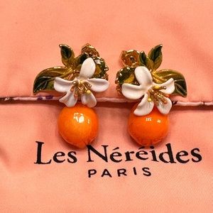 Les Nereides Orange Blossom Garden in Provence post earrings